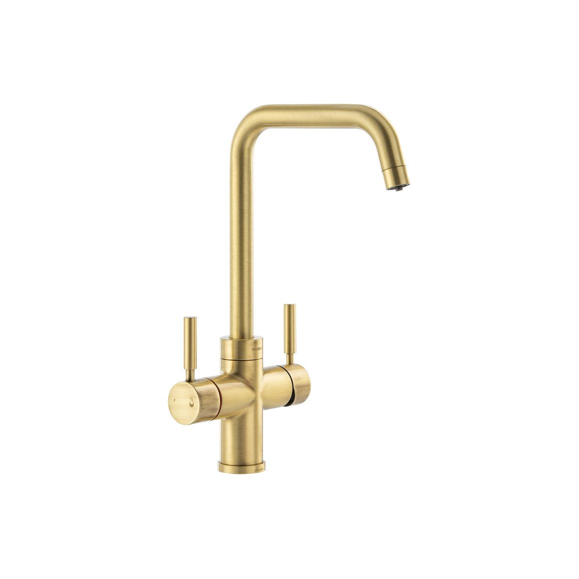 Abode Propure 4 IN 1 Quad Spout Monobloc Tap - Brushed Brass