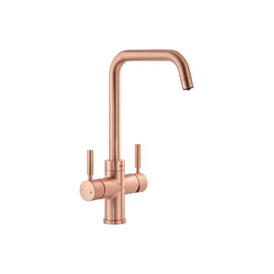 Grifo monobloque con caño cuádruple 4 en 1 Abode Propure - Urban Copper