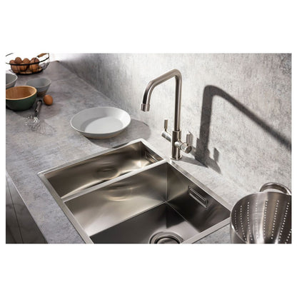 Abode Industria 3 IN 1 Monobloc Tap - Brushed Nickel