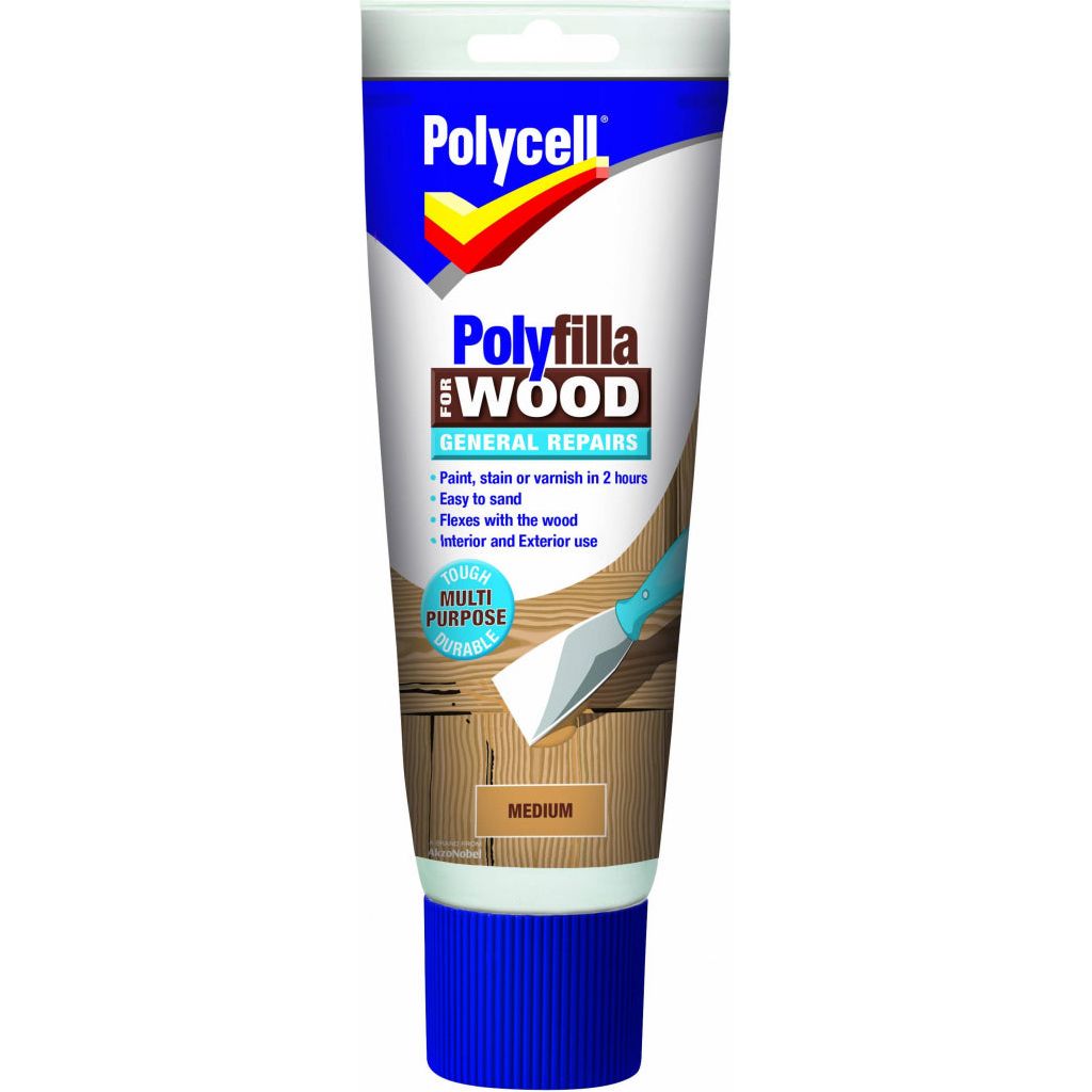 Polycell Polyfilla Wood General Repair Medium Tube 330gm