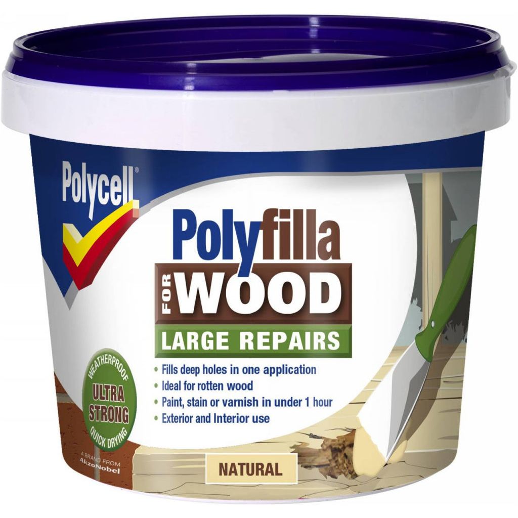 Polycell Polyfilla Para Grandes Reparaciones De Madera