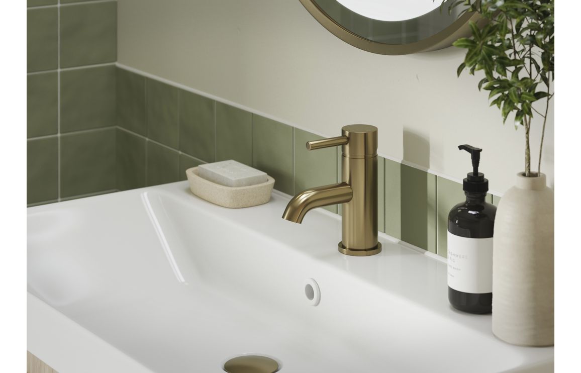 Berkley Floor Standing Bath/Shower Mixer - Brushed Bronze