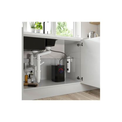 Prima+ Compact Granite 1B & Drainer Inset Sink - White