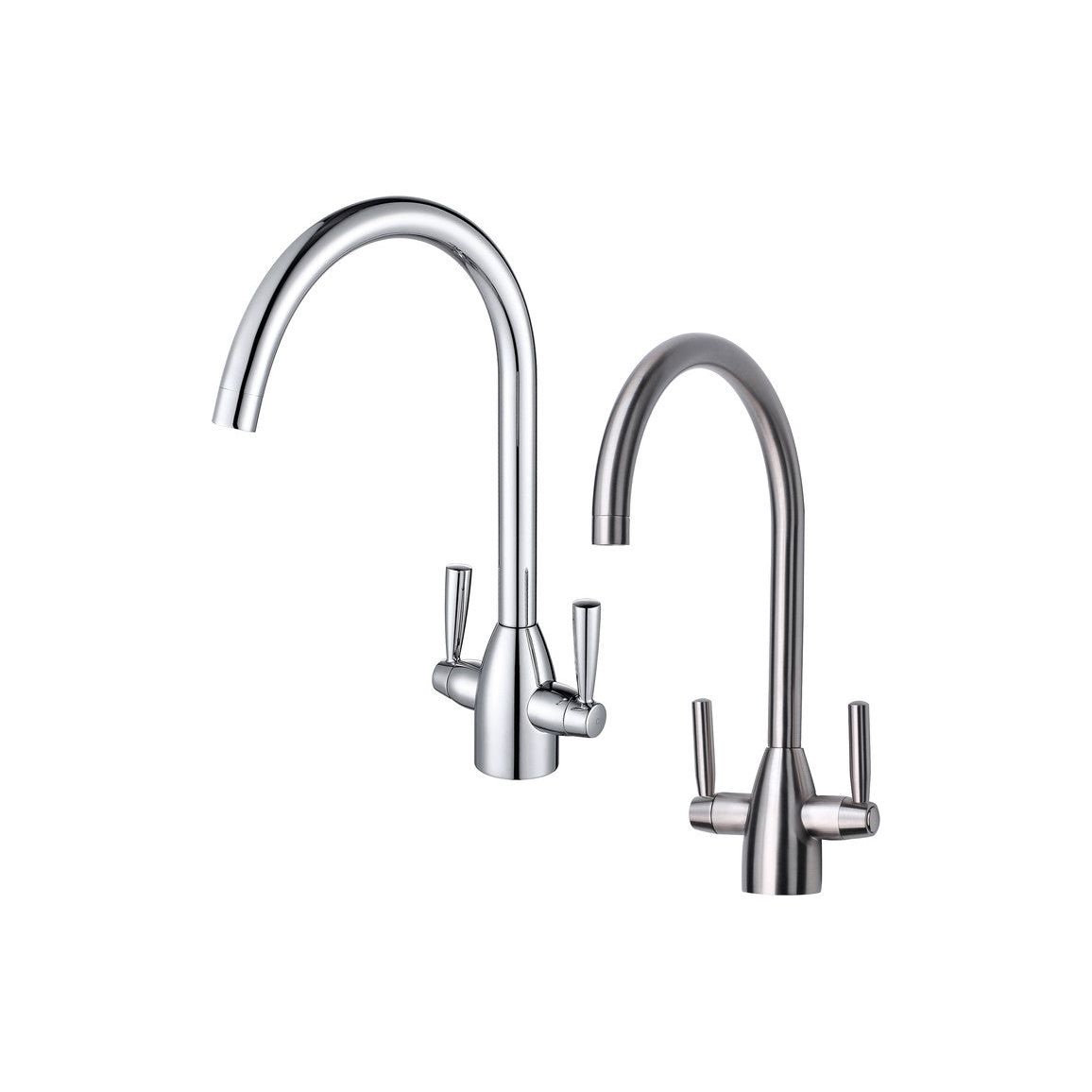 Prima Chelsea Dual Lever Mixer Tap - Chrome