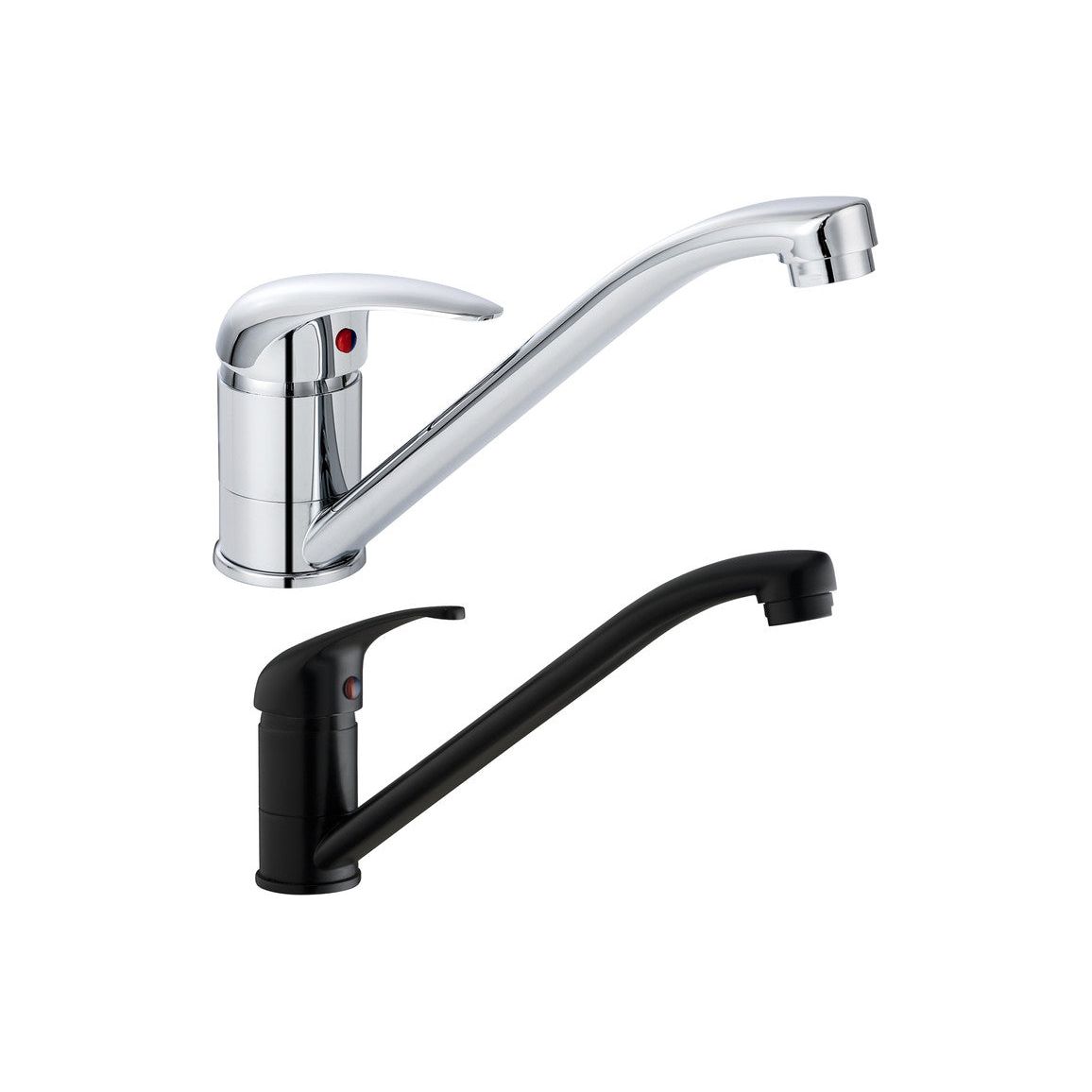 Prima Single Lever Mixer Tap - Black