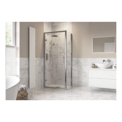 Montague 760mm Hinged Door - Chrome