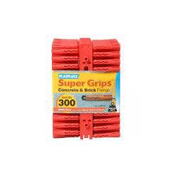 Plasplugs Super Grips Fixings - Red