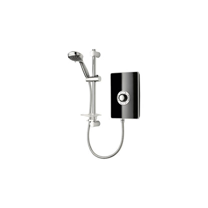 Douche électrique contemporaine Triton Aspirante 8,5 kW - Noir brillant