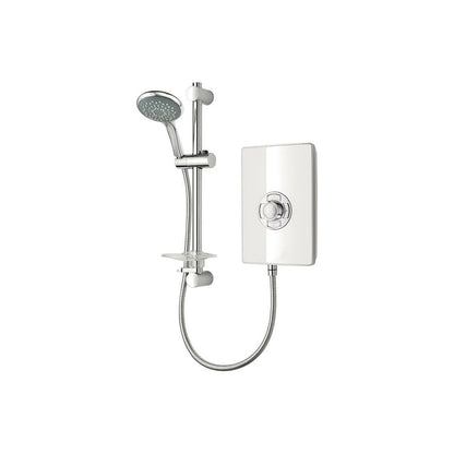 Douche électrique contemporaine Triton Aspirante 9,5 kW - Blanc brillant