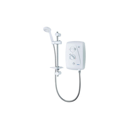 Douche électrique Triton T80ZFF 10,5 kW - Blanc/Chrome