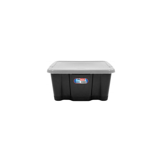 Premier Storage Box Black Base And Clear Lid