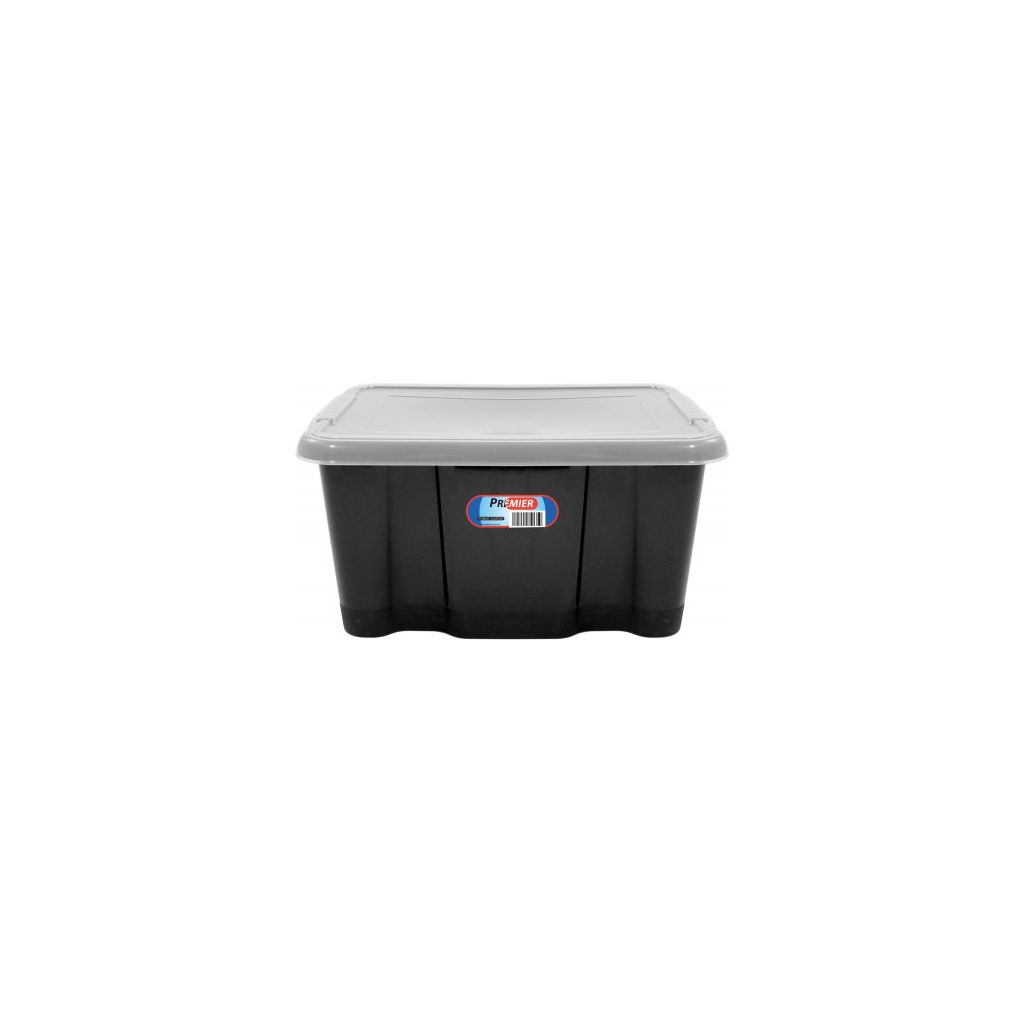 Premier Storage Box Black Base And Clear Lid