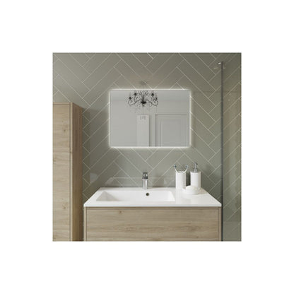 Frontage 900mm 2 Drawer Wall Hung Basin Unit (No Top) - Havana Oak