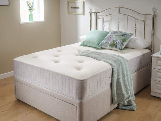 Bamboo Orthopaedic Sprung Divan Bed Set
