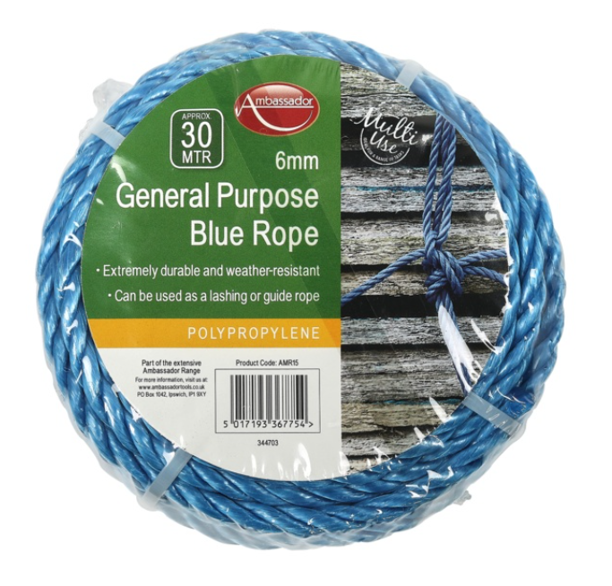 Ambassador Mini Coil Blue General Purpose Rope