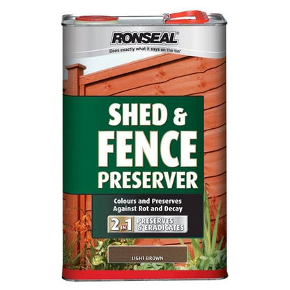 Ronseal Shed & Fence Preserver 5L