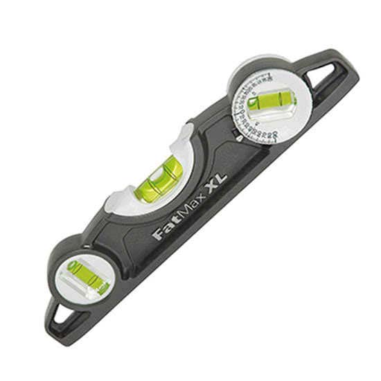 Stanley FatMax XL Torpedo Magnetic Length: 25cm - No. of Vials: 3