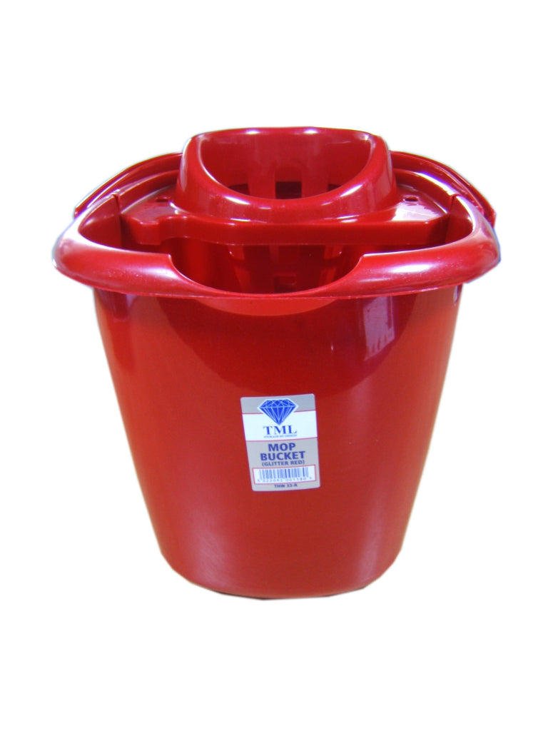 TML 15L Mop Bucket Glitter Red