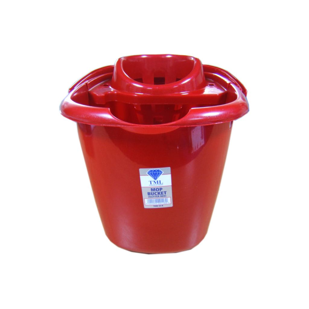 Seau à vadrouille TML 15L Rouge Pailleté