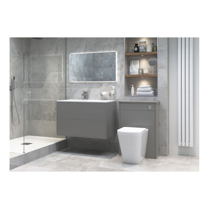 Henshaw Rimless Back To Wall Comfort Height WC & Soft Close Seat