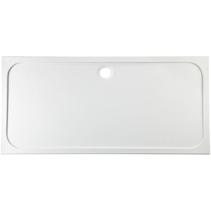 Plateau et déchets rectangulaires à profil bas de 45 mm, 1 700 x 800 mm