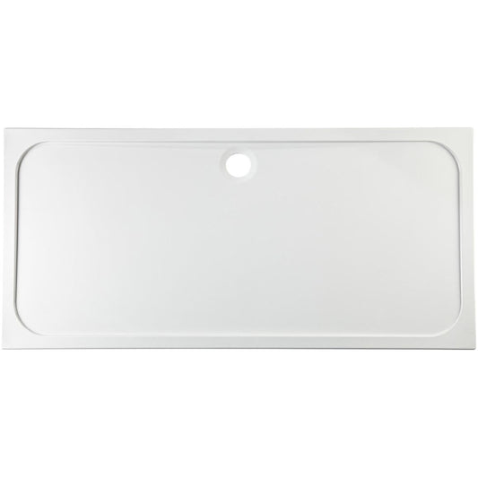 Plateau rectangulaire et déchets à profil bas de 45 mm, 1 700 x 900 mm