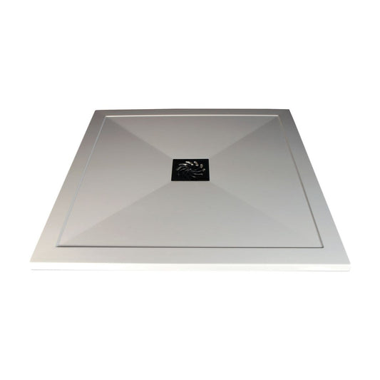 25mm Ultra-Slim 800mm x 800mm Square Tray & Waste