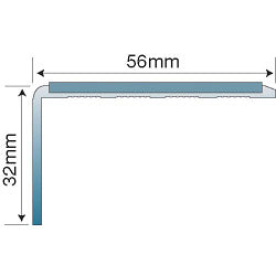 Stikatak Slimline Single Square Nose