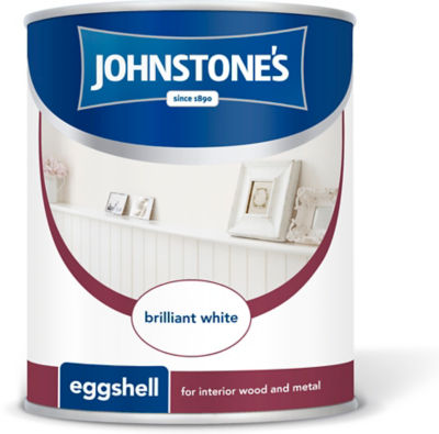 Johnstone's Eggshell 750ml Brilliant White