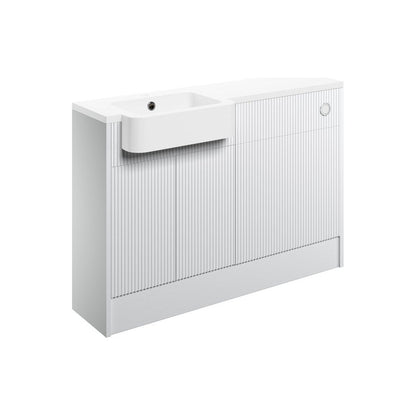 Pack Lavabo et WC Garcia 1242 mm (LH) - Blanc Mat