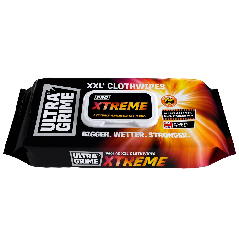 Ultragrime Pro Xtreme XXL Clothwipes Pack 40