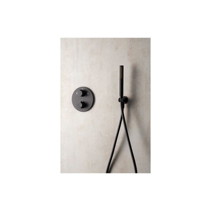 Vema Timea Black Handset Wall Bracket & Outlet