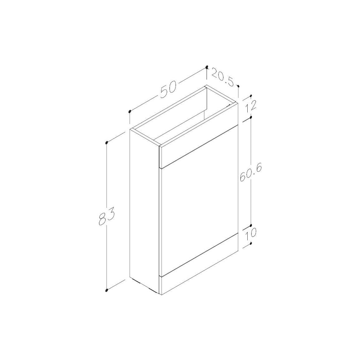 Ensemble et lavabo en forme de L sur pied Grove 1 100 mm (RH) - Chêne