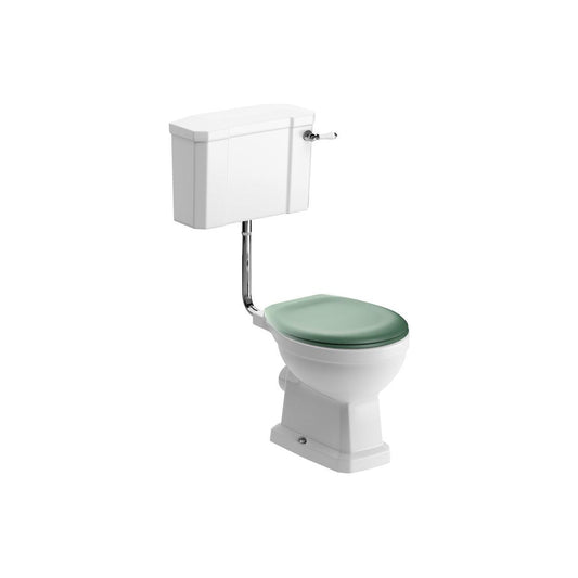 Bonny Low Level WC & Sage Green Soft Close Seat