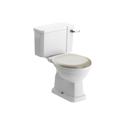 Bonny Close Coupled WC & Matt Latte Soft Close Seat