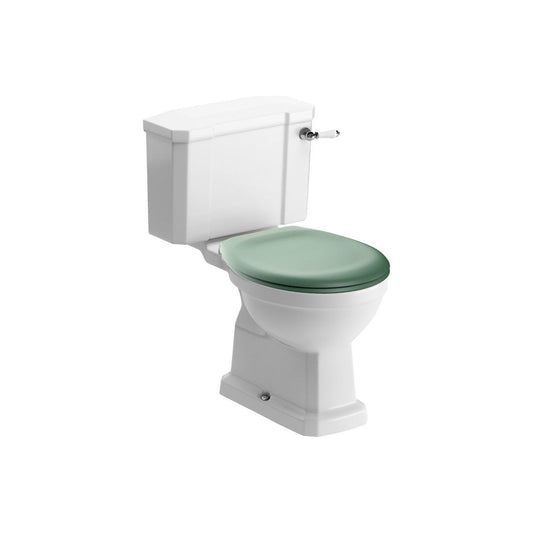 WC couplé Bonny Close et siège à fermeture douce vert sauge