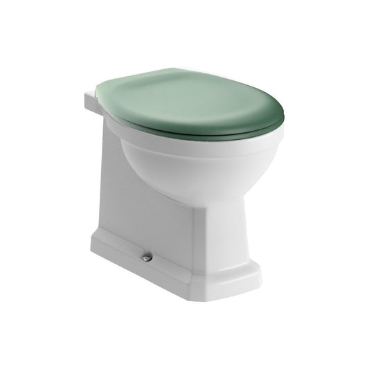 WC dos au mur Bonny et siège à fermeture douce vert sauge