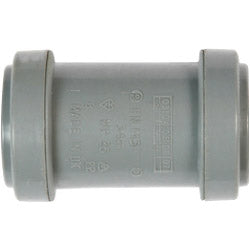 Polypipe Straight Coupling 32mm Grey