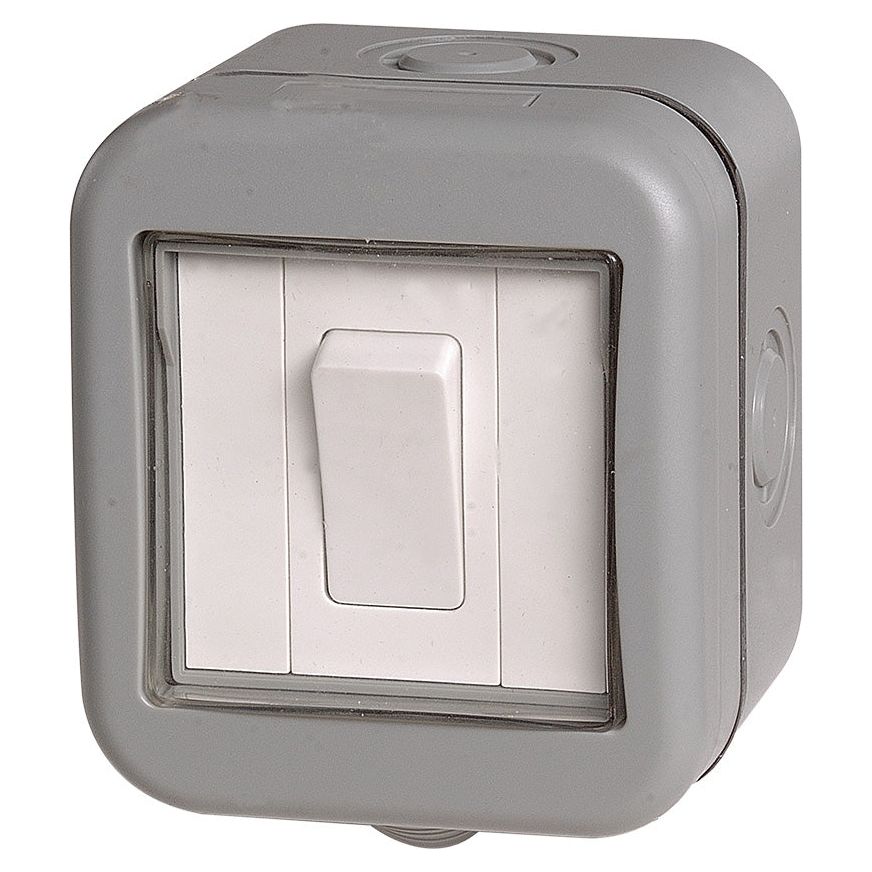 BG Weatherproof IP55 20A 1 Gang Switch