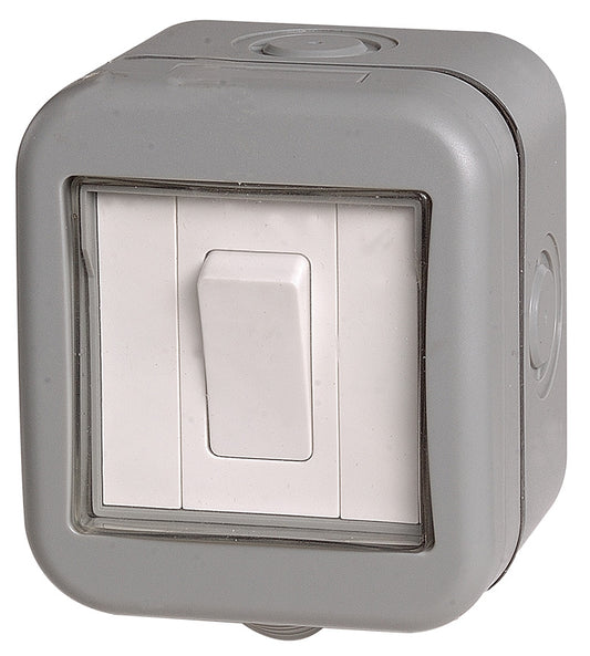 BG Weatherproof IP55 20A 1 Gang Switch