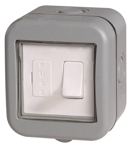 BG Weatherproof IP55 1 Gang Switched Fused Connection Unit