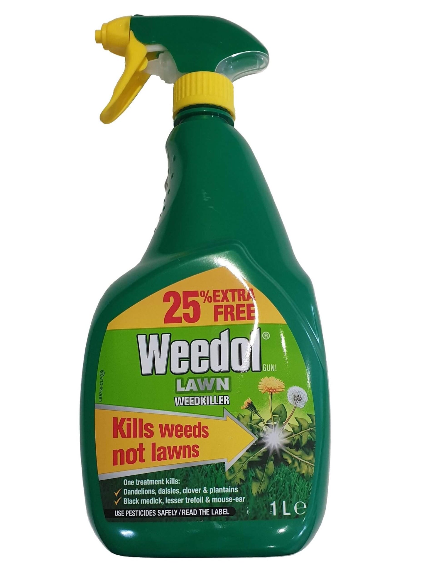 Weedol Lawn Weed Killer Gun (Non Clopyralid) 1L