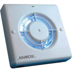 Manrose Pull Cord Extractor Fan 4"/100mm