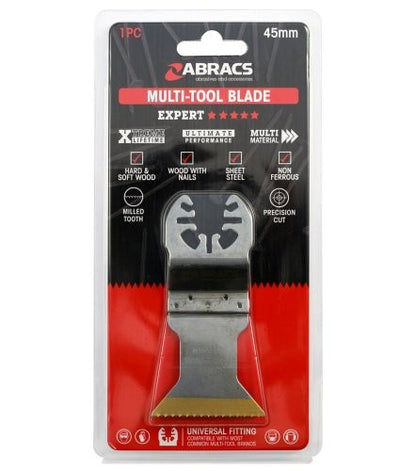 Lame pour outils multifonctions Abracs Precision Cut - Bois + Métal