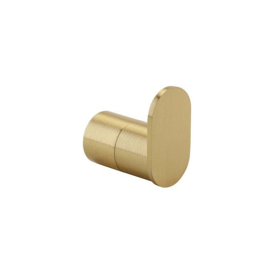 Ottone Robe Hook Brushed Brass