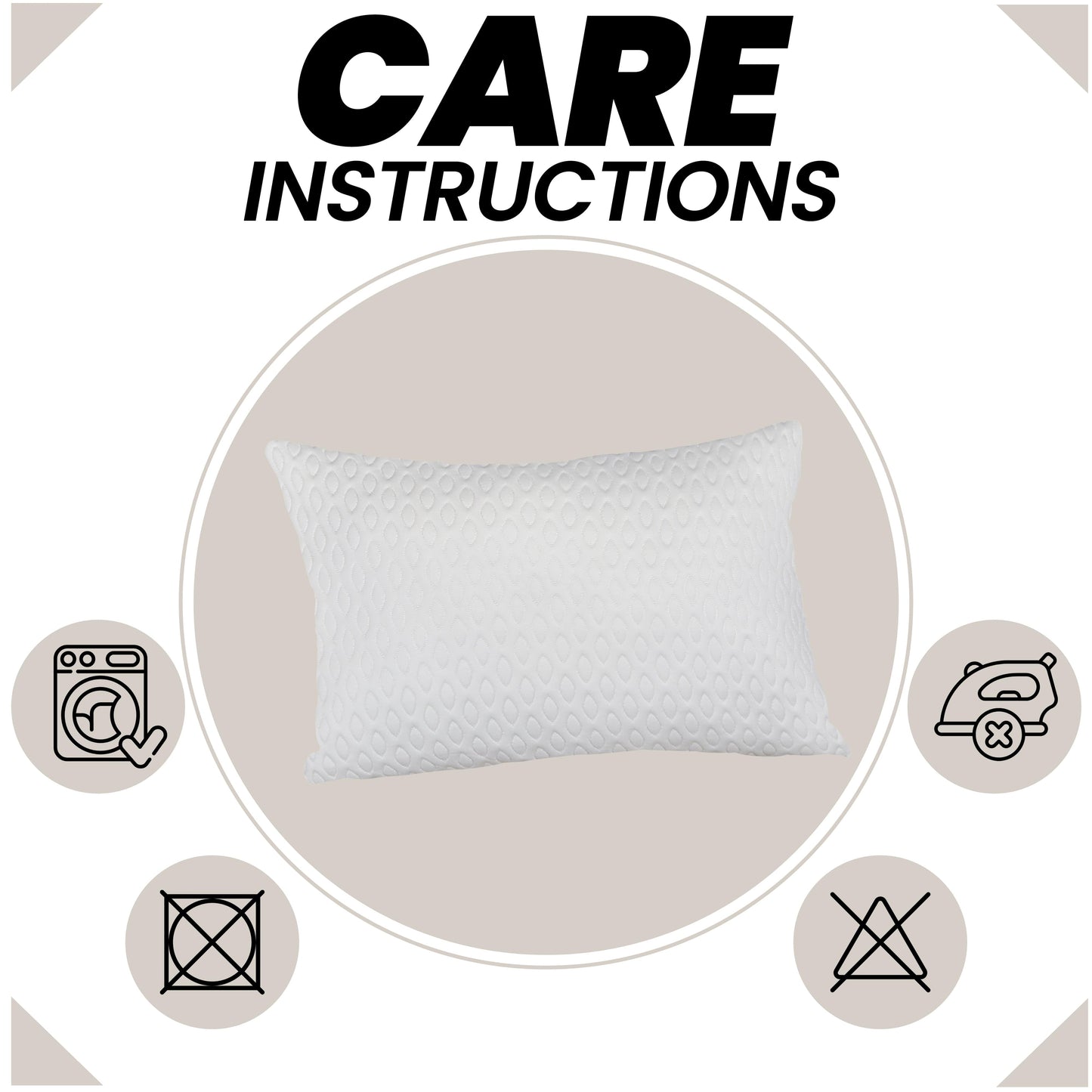 Air Flow Unique Luxury Hotel Quality Pillow Premium Fibre Filling for Superior Comfort and Support by OLIVIA ROCCO