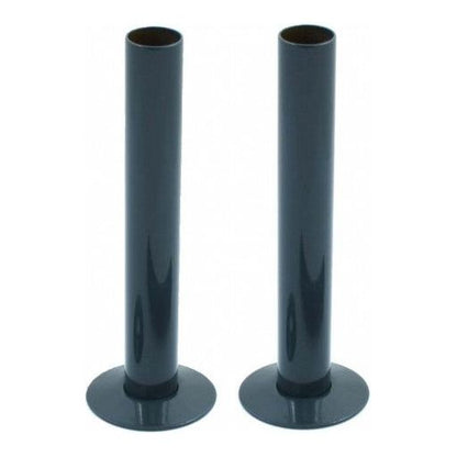 15mm Pipe and Rosettes Anthracite (Pair)