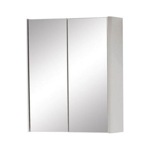 Arc 500mm Mirror Cabinet Matt Cashmere