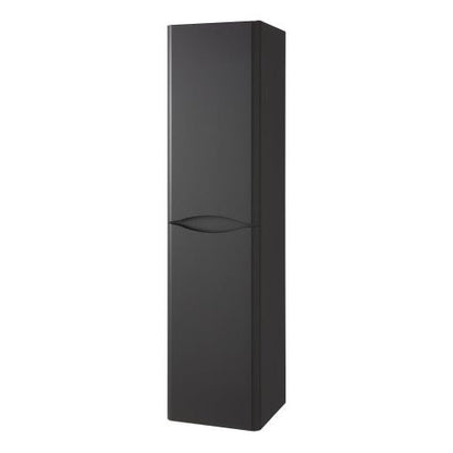 Arc 1400mm Wall Mounted Tall Unit Matt Graphite