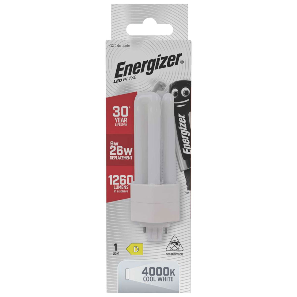 Energizer Led Plt/E Gx24q 4pin 9w 1260lm 4000k